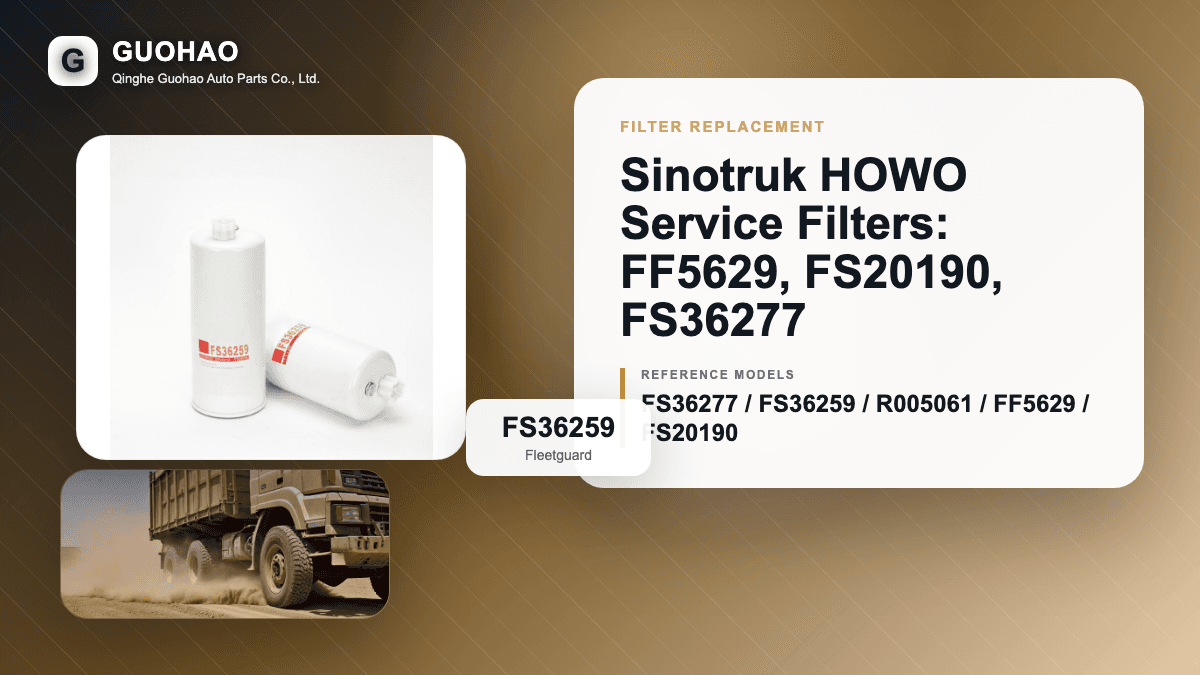 فیلترهای کامیون: FS36277, FS36259, R005061