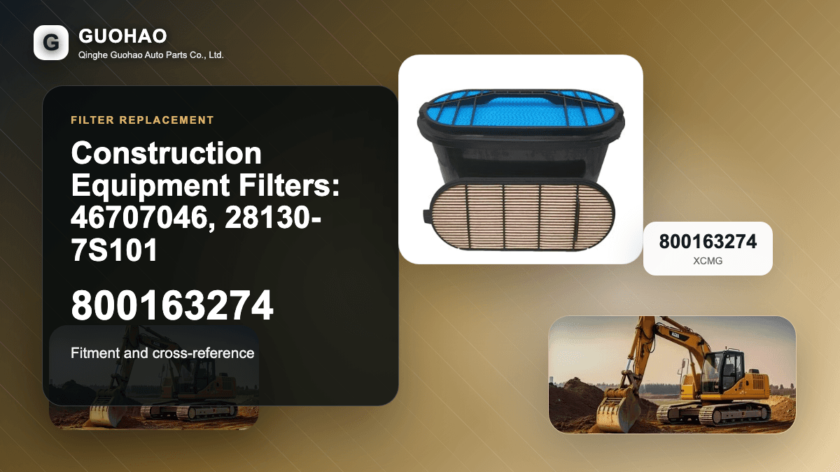 فیلترهای ماشینآلات ساختمانی: 800163274, 3466693, 7010030