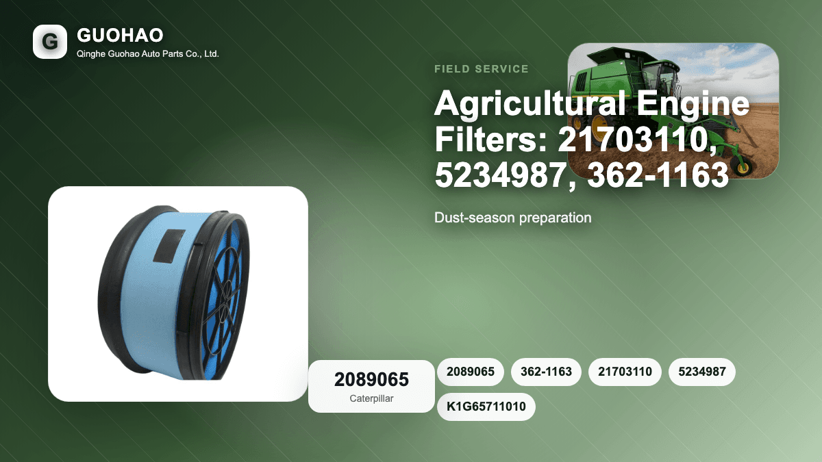 Agricultural Engine Filters: 21703110, 5234987, 362-1163
