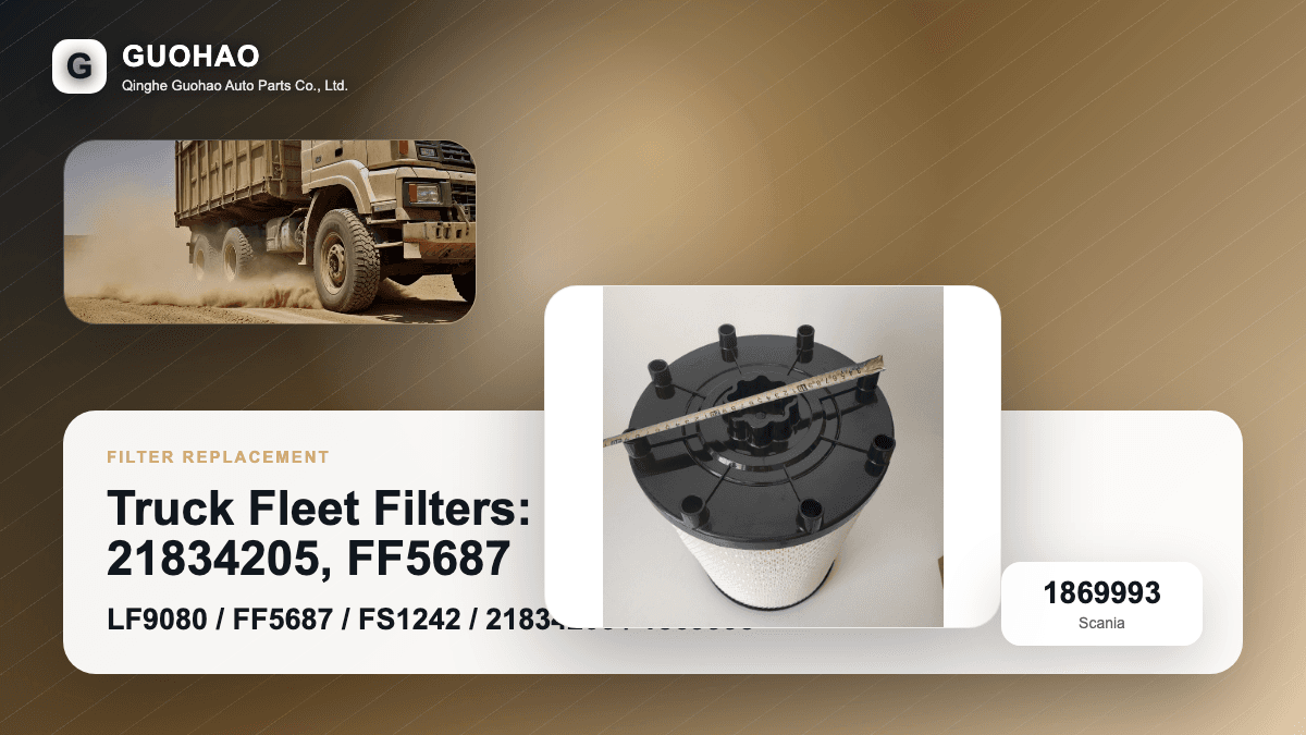Truck Fleet Filters: 1869993, 21834205, FF5687